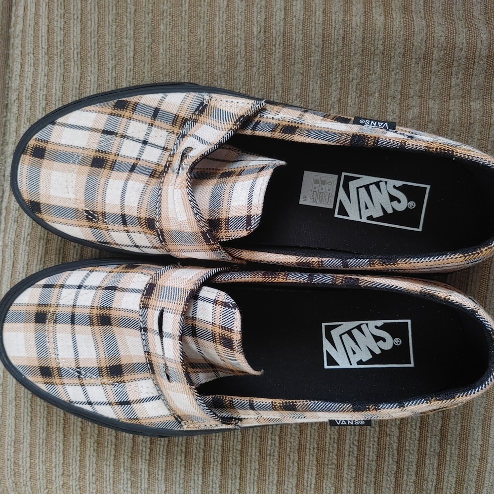 Vans Plaid Slip-On Shoes